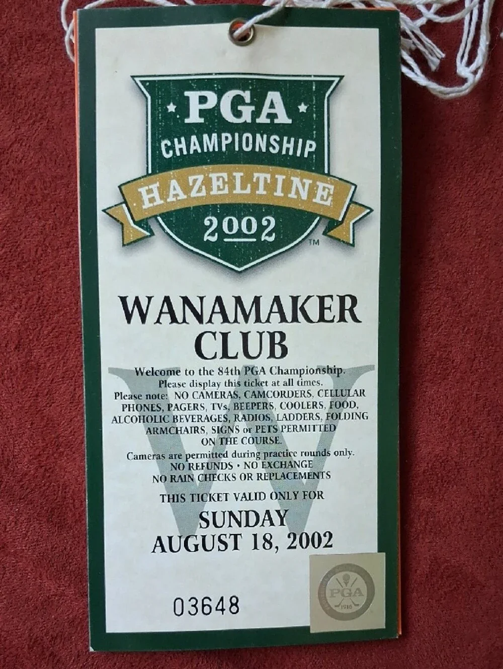 N/A official pga